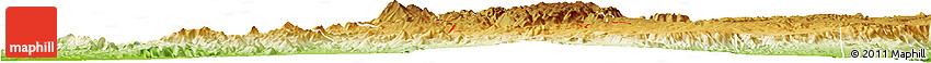 Physical Horizon Map of ZIP Code 91906