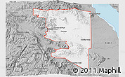 Gray 3D Map of ZIP code 92004