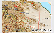 Satellite 3D Map of ZIP code 92004