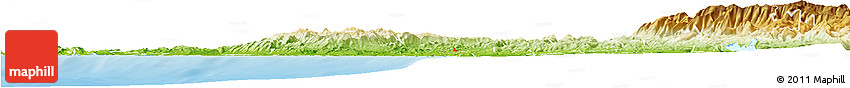 Physical Horizon Map of ZIP Code 92057