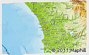 Physical 3D Map of ZIP code 92091