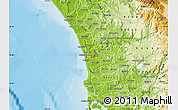 Physical Map of ZIP code 92091
