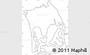 Blank Simple Map of ZIP code 92109