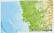 Physical 3D Map of ZIP code 92111