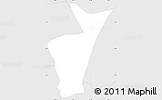 Silver Style Simple Map of ZIP code 92111
