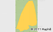 Savanna Style Simple Map of ZIP code 92123