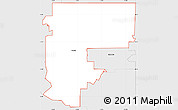 Silver Style Simple Map of ZIP code 92220