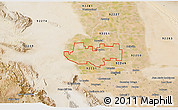 Satellite 3D Map of ZIP code 92243