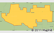 Savanna Style Simple Map of ZIP code 92243