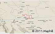 Classic Style 3D Map of ZIP code 92249
