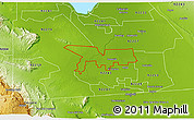 Physical 3D Map of ZIP code 92251