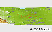 Physical Panoramic Map of ZIP code 92251