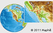 Physical Location Map of ZIP code 92252