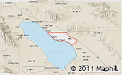 Classic Style 3D Map of ZIP code 92257