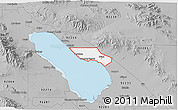 Gray 3D Map of ZIP code 92257
