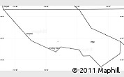 Blank Simple Map of ZIP code 92257