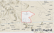 Classic Style 3D Map of ZIP code 92259