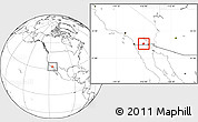 Blank Location Map of ZIP code 92259