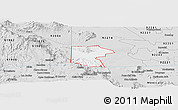 Silver Style Panoramic Map of ZIP code 92259