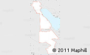 Silver Style Simple Map of ZIP code 92274