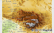 Physical Map of ZIP code 92314