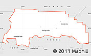 Silver Style Simple Map of ZIP code 92314