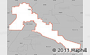 Gray Simple Map of ZIP code 92324