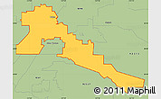 Savanna Style Simple Map of ZIP code 92324