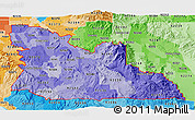 Political Shades 3D Map of ZIP codes starting with 925