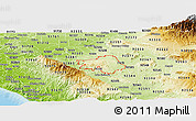 Physical Panoramic Map of ZIP code 92570