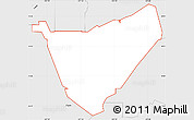 Silver Style Simple Map of ZIP code 92571