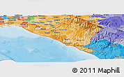 Political Shades Panoramic Map of ZIP codes starting with 926