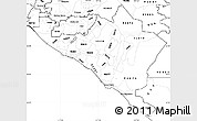 Blank Simple Map of ZIP codes starting with 926
