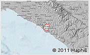 Gray 3D Map of ZIP code 92677