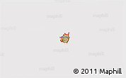 Satellite 3D Map of ZIP code 92677, cropped outside