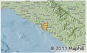 Savanna Style 3D Map of ZIP code 92677