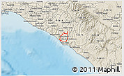 Shaded Relief 3D Map of ZIP code 92677