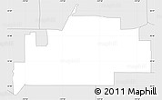 Silver Style Simple Map of ZIP code 92706