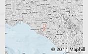 Silver Style Map of ZIP code 92707