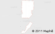 Silver Style Simple Map of ZIP code 92707