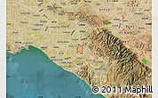 Satellite Map of ZIP code 92780