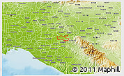 Physical 3D Map of ZIP code 92807