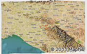 Satellite 3D Map of ZIP code 92807