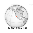 Outline Map of ZIP Code 92870