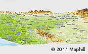 Physical Panoramic Map of ZIP code 92879