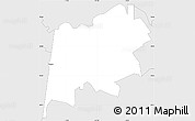 Silver Style Simple Map of ZIP code 92879