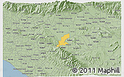 Savanna Style 3D Map of ZIP code 92880
