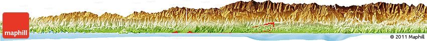 Physical Horizon Map of ZIP Code 93001