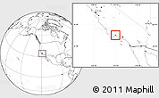 Blank Location Map of ZIP code 93001