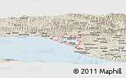 Classic Style Panoramic Map of ZIP code 93001